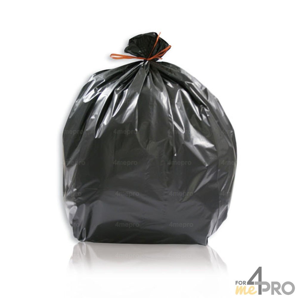 Sacs poubelle plastique noir 35 micron 