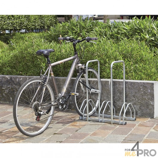 Support de stationnement pour vélos en métal d'extérieur en ac..
