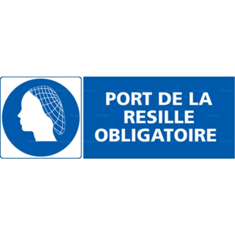 Panneau carré Port de la charlotte obligatoire - 4mepro