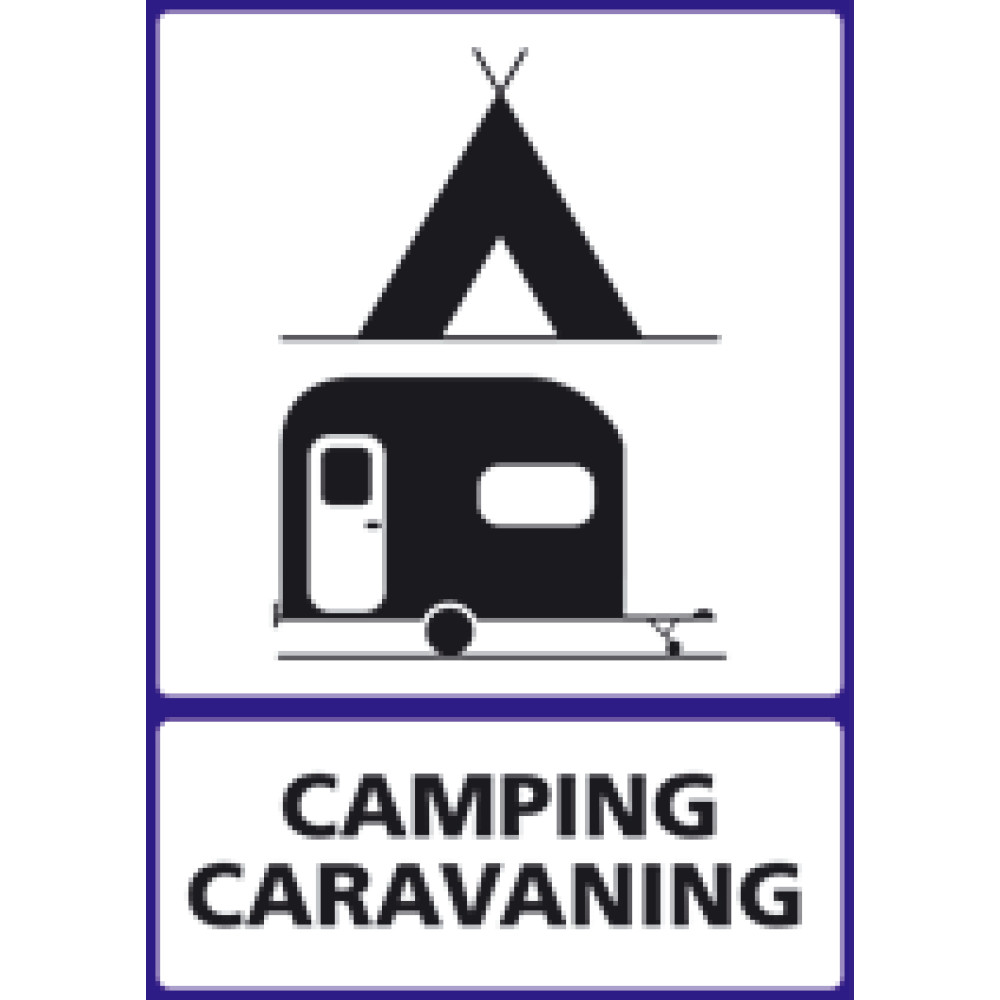 Panneau Vertical Camping Caravaning - 4mepro