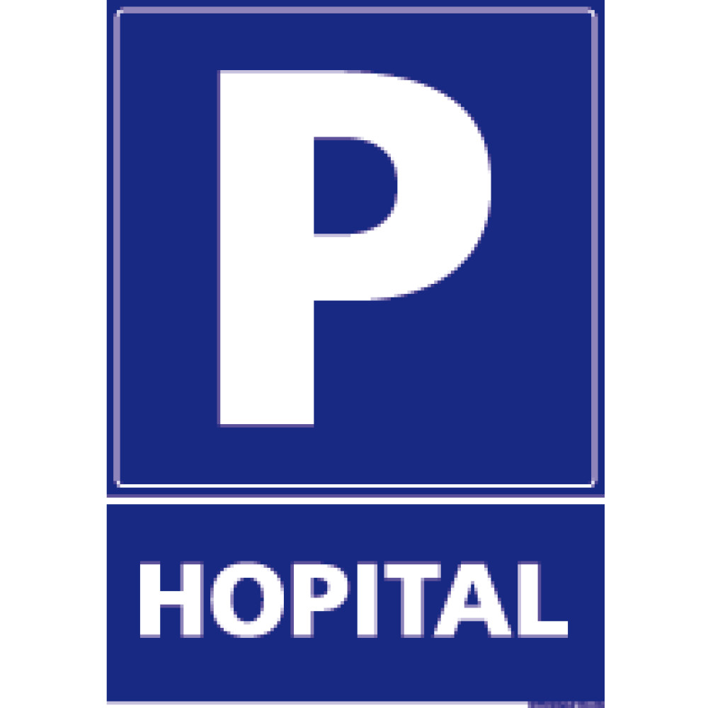 Panneau De Parking Rectangulaire Vertical H Pital Mepro