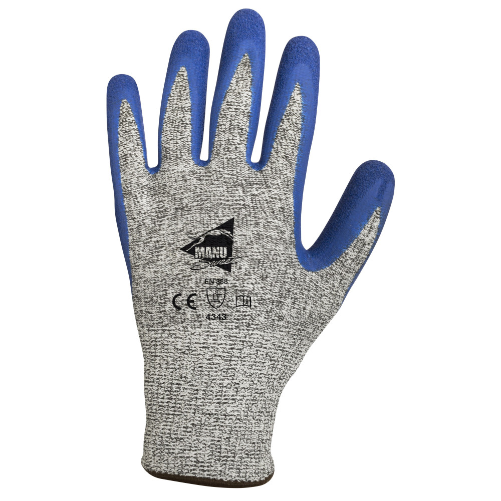 Taille L - grise - Revêtement en Latex Anti-coupure, gants de sécurité  lavables pour homme et ouvrier de la C