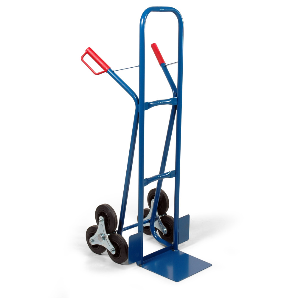 Diable monte-escaliers électrique acier à bras rotatif 130 kg