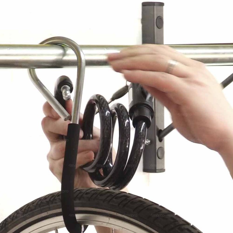 Crochet à vélo individuel antivol - 1 vélo - 4mepro