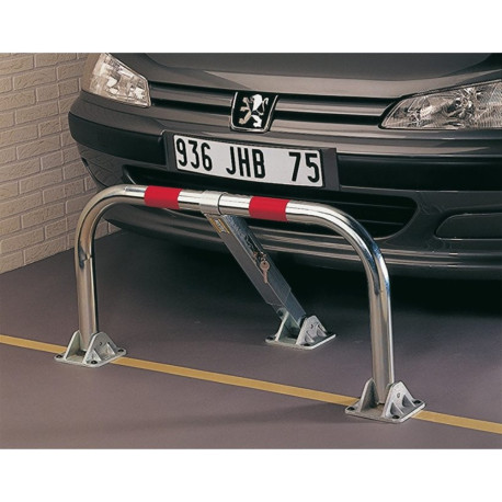 Barrière de parking rabattable standard 3 pieds avec serrure cylindre européen