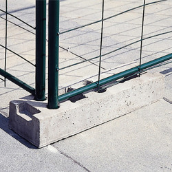 Plot béton pour clôture de chantier