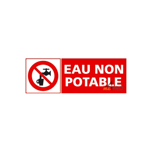 Panneau Rectangulaire Eau Non Potable 1