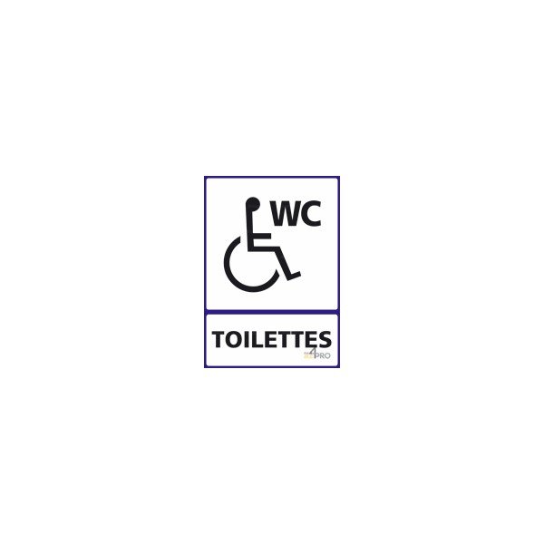 Panneau vertical Toilettes handicapé mepro