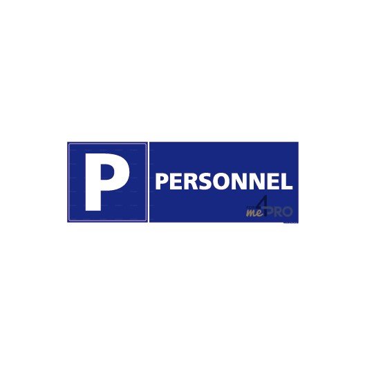 Panneau rectangulaire horizontal Parking Personnel - 4mepro